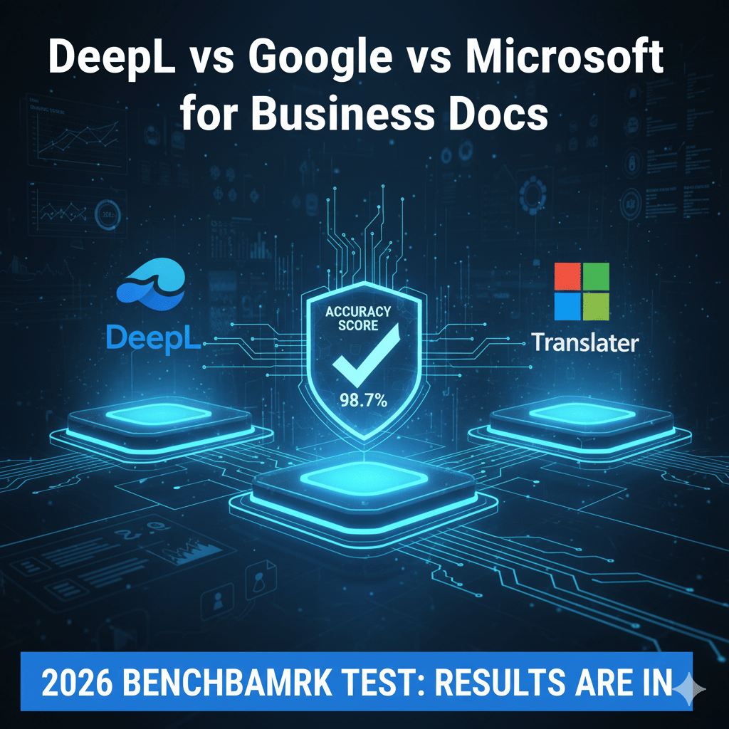 DeepL vs Google vs Microsoft for Business Docs (2026 Accuracy Tests You Can Replicate)