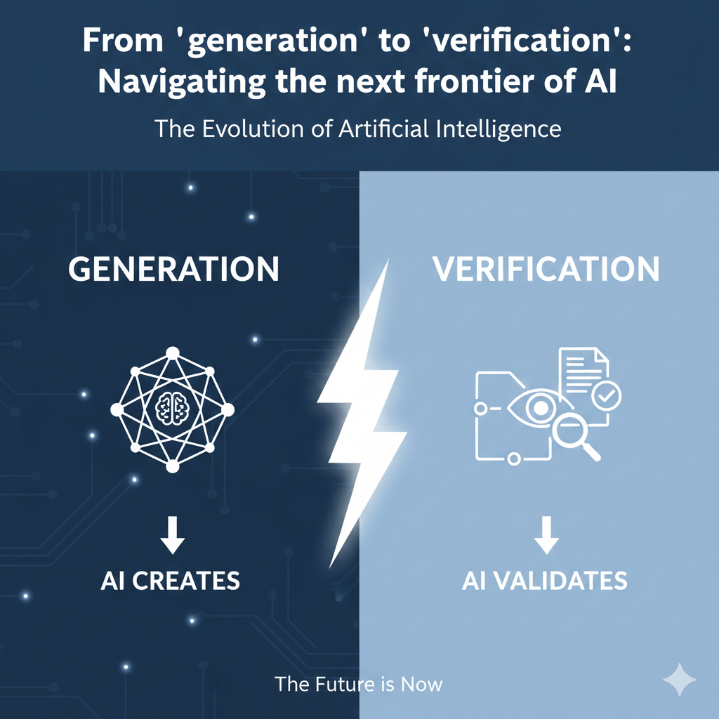 From 'generation' to 'verification': Navigating the next frontier of AI
