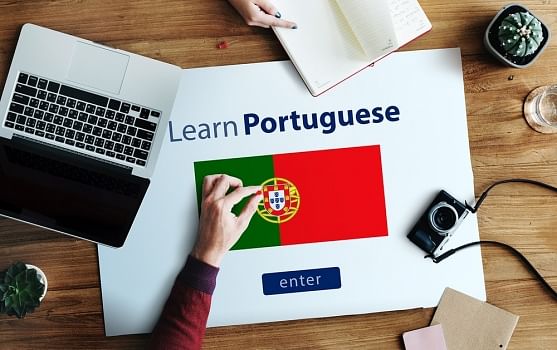 PORTUGUESE Alphabet FLASHCARD with picture, Learning PORTUGUESE